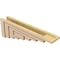 Ekena Millwork 4"W x 24"D x 8"H Thin Landon Rough Cedar Woodgrain TimberThane Corbel, Primed Tan CORUR04X24X08LANRCPR - alternate 5